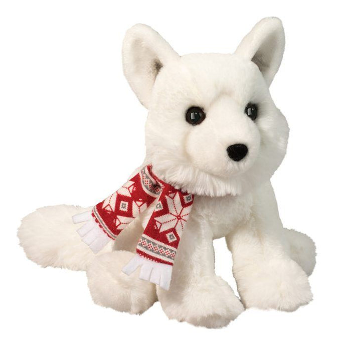 Mistie Arctic Fox Mini w/Scarf Plush