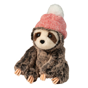 Blitzen Sloth with Red Winter Hat