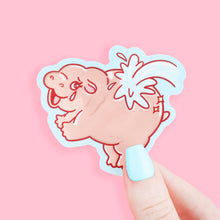 Cry Baby Hippo Zoo Animal Cute Viral Vinyl Sticker