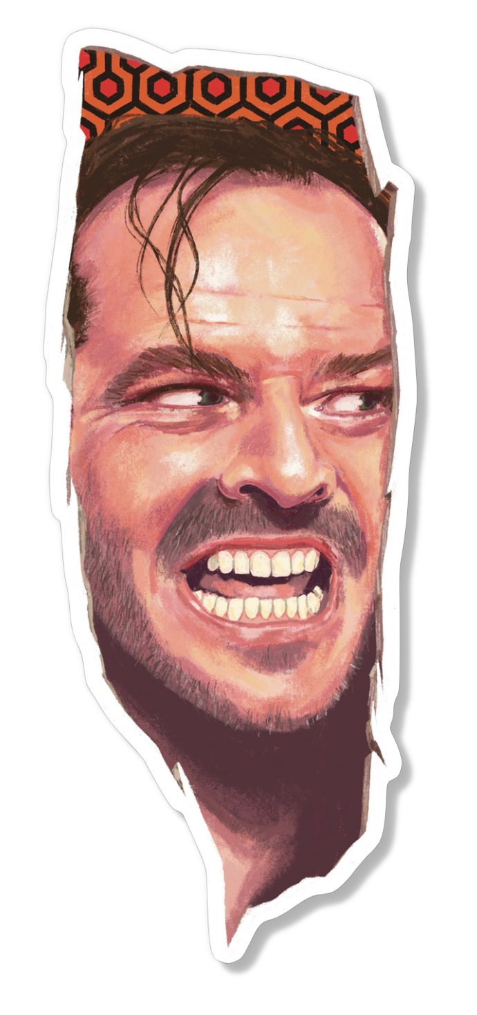 Here's Johnny! The Shining Sticker