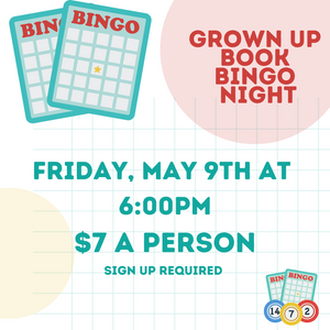 Grown Up Book Bingo-May 9th