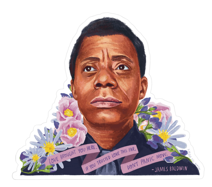 James Baldwin Sticker