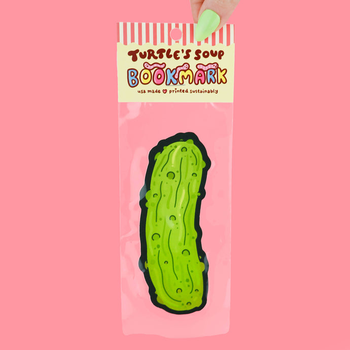 Juicy Dill Pickle Reader Gift Bookmark