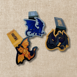 Fourth Wing Dragons Magnetic Bookmark Set