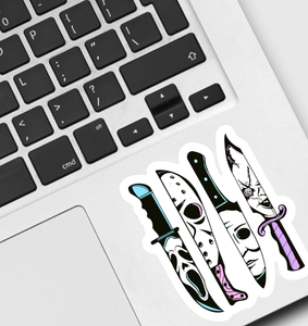 Pastel Horror Movie Sticker