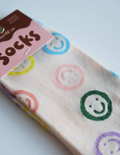 Smiley 100% Cotton Women's Crew Socks