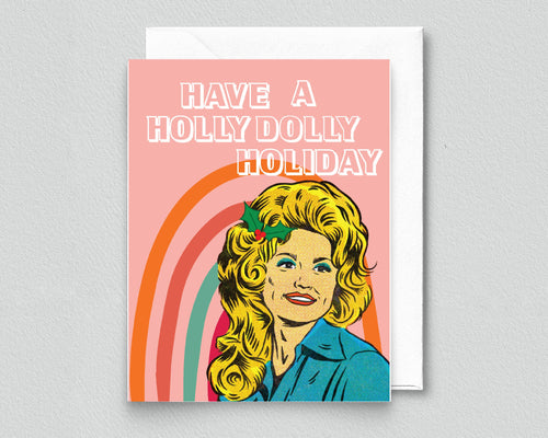 Holly Dolly Holiday Card