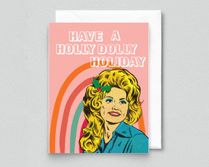 Holly Dolly Holiday Card