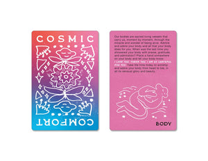 Cosmic Comfort: 50 Tender Affirmations and Grounding Meditations from the Universe: Meditation Cards