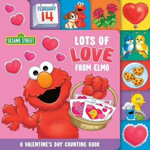 Lots of Love from Elmo (Sesame Street): A Valentine's Day Counting Book (Sesame Street Board Books) cover image