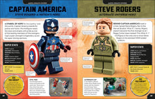 LEGO Marvel Character Encyclopedia: With Exclusive Captain America Minifigure