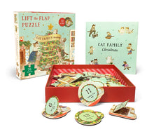 Cat Family Christmas Lift the Flap Puzzle