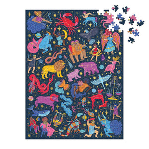 Constellations 101: Stargazing 500 Piece Book Puzzle