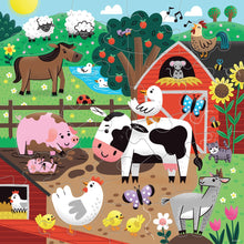 Farm Friends 25 Pc Floor Puzzle with Shaped Pieces