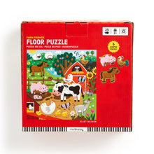 Farm Friends 25 Pc Floor Puzzle with Shaped Pieces