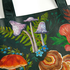 World of Mushrooms Reusable Tote Bag