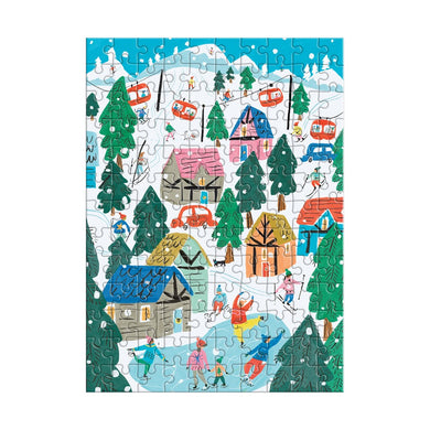 Alpine Cottage Puzzle Ornament