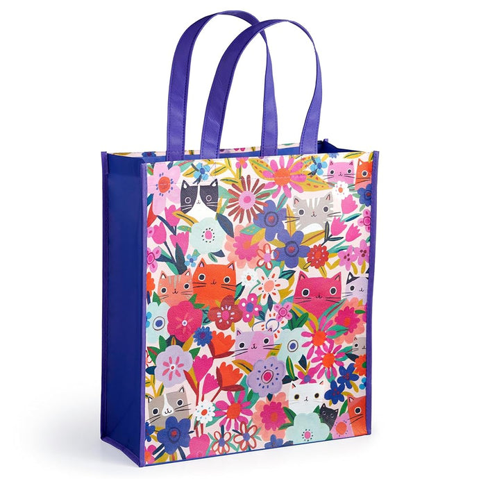 Blooming Cats Reusable Shopping Bag cover image