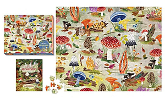 Mushrooms 500-Piece Puzzle (This Is a Book for People Who Love) cover image