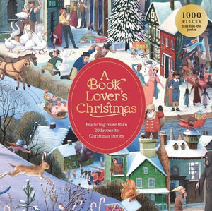 A Book Lover's Christmas 1000 Piece Puzzle