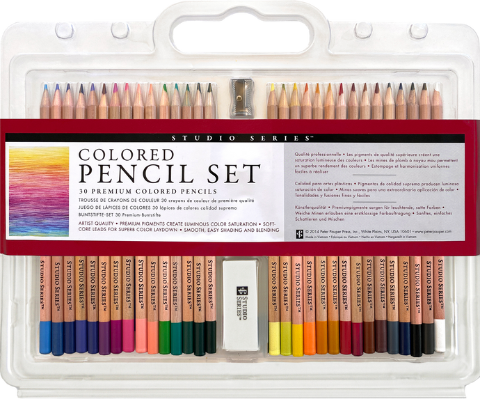 Studio Series: Colored Pencil Set (30 Premium Colored Pencils)