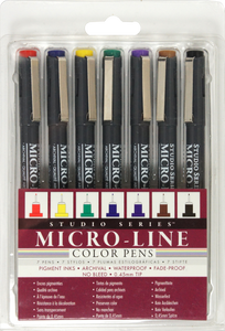 Studio Series Color Micro-Line Pen Set (Set of 7)