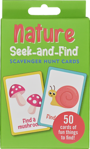 Nature Seek and Find Scavenger Hunt Cards