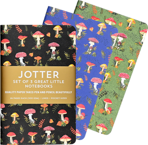 Jotter Mini Notebook Sets: Mushrooms