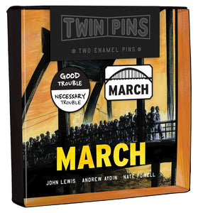 March Twin Pins: Two Enamel Pins cover image