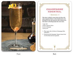 Bubbly Cocktail Cards A–Z: The Ultimate Champagne & Prosecco Drink Recipe Dictionary Deck (Cocktail Recipe Deck)