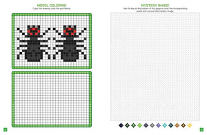 The Unofficial Minecraft Pixel Coloring Book: Volume 1