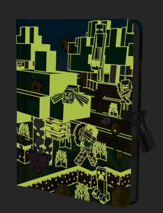 Minecraft: Mobs Glow-in-the-Dark Lock & Key Diary