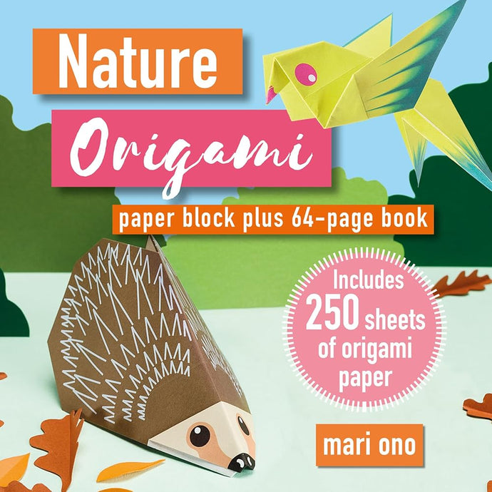 Nature Origami: Paper block plus 64-page book cover image