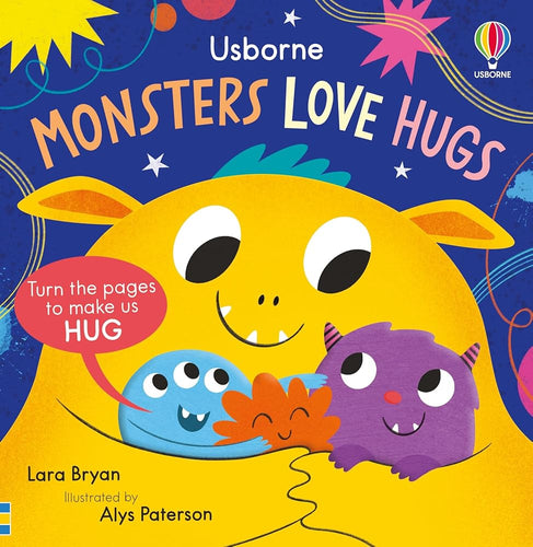 Monsters Love Hugs (Usborne Huggy Books) cover image