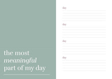 One Sentence a Day: A Mindful Journal