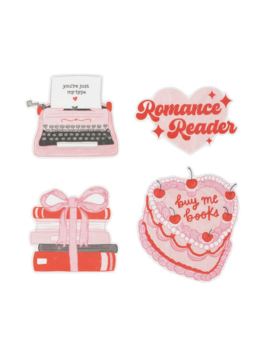 Romance Readers Stickers - Set of $