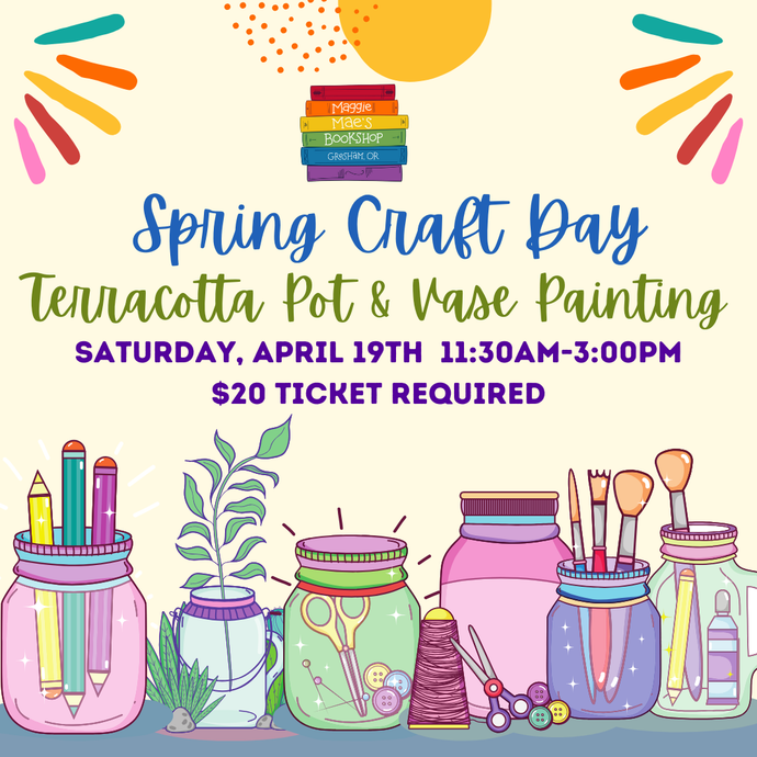 Spring Craft Day: Terracotta Pot & Vase Painting