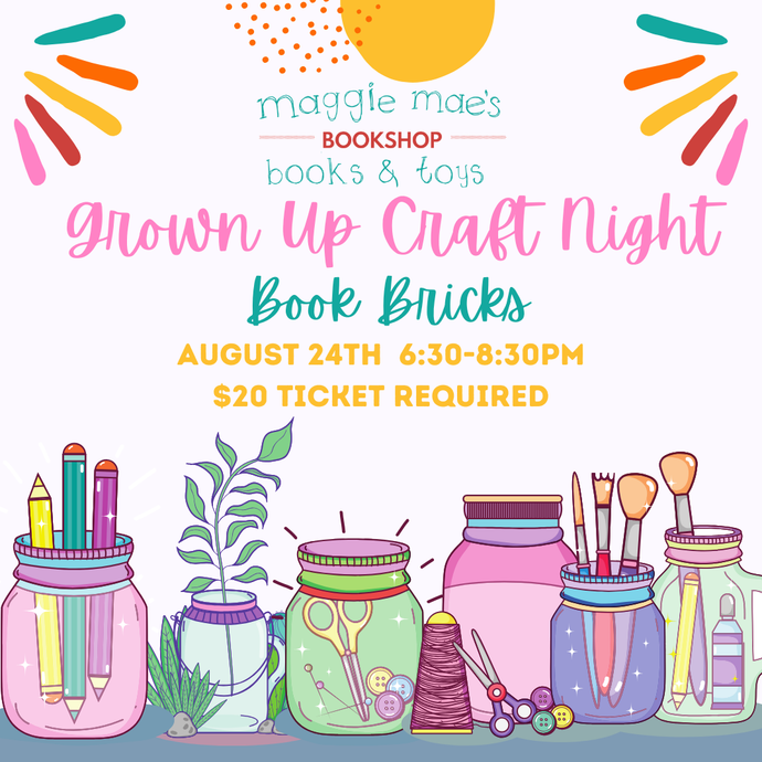 Grown Up Craft Night: Book Bricks