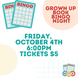 Grown Up Book Bingo-October 4th