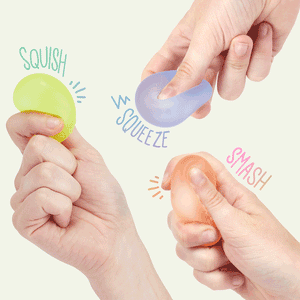 Mini Gump Memory Gel Stress Ball- 6 pack