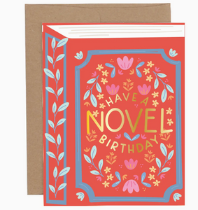 Have A Novel Birthday Greeting Card