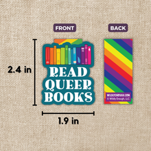 Read Queer Books Magnetic Bookmark