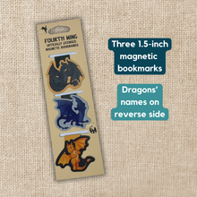 Fourth Wing Dragons Magnetic Bookmark Set