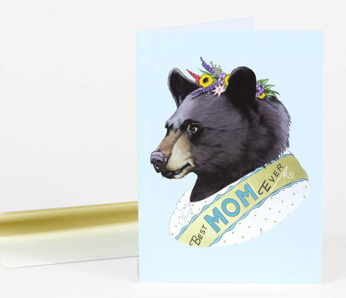 Best Mom Bear Card