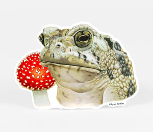 Toad and Mushroom Sticker