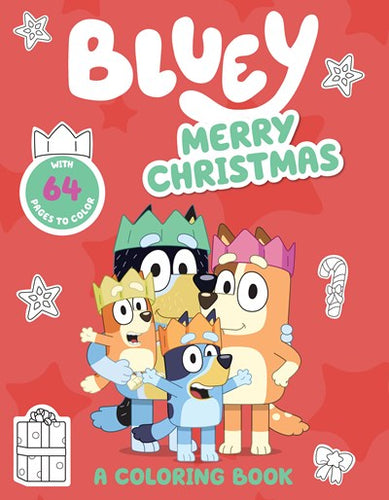 Bluey: Merry Christmas: A Coloring Book