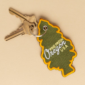 Oregon Pine Fresh Patch Keychain