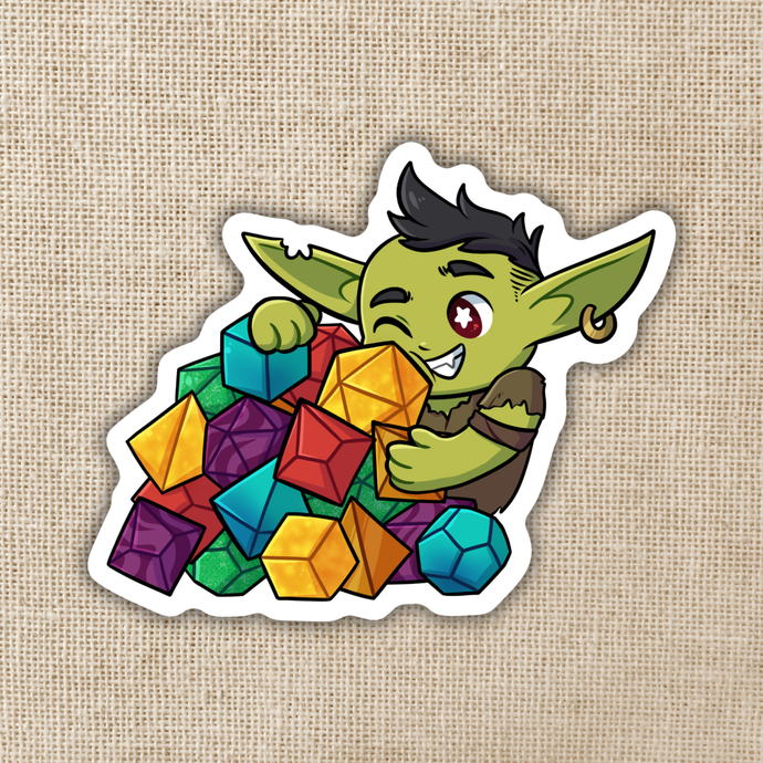 Dice Goblin Sticker