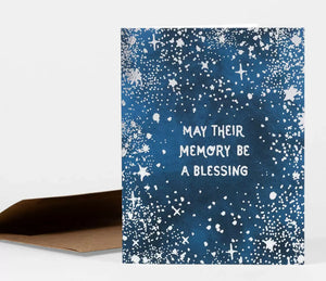 May Their Memory Be A Blessing Card