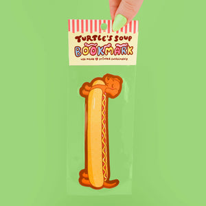 Hot Dog Weiner Dog Reader Gift Bookmark